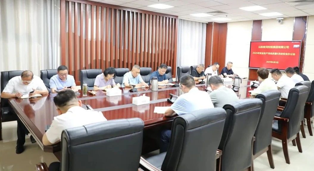 PP电子5金狮集团召开2025年“安全生产月”动员暨六月安全办公会