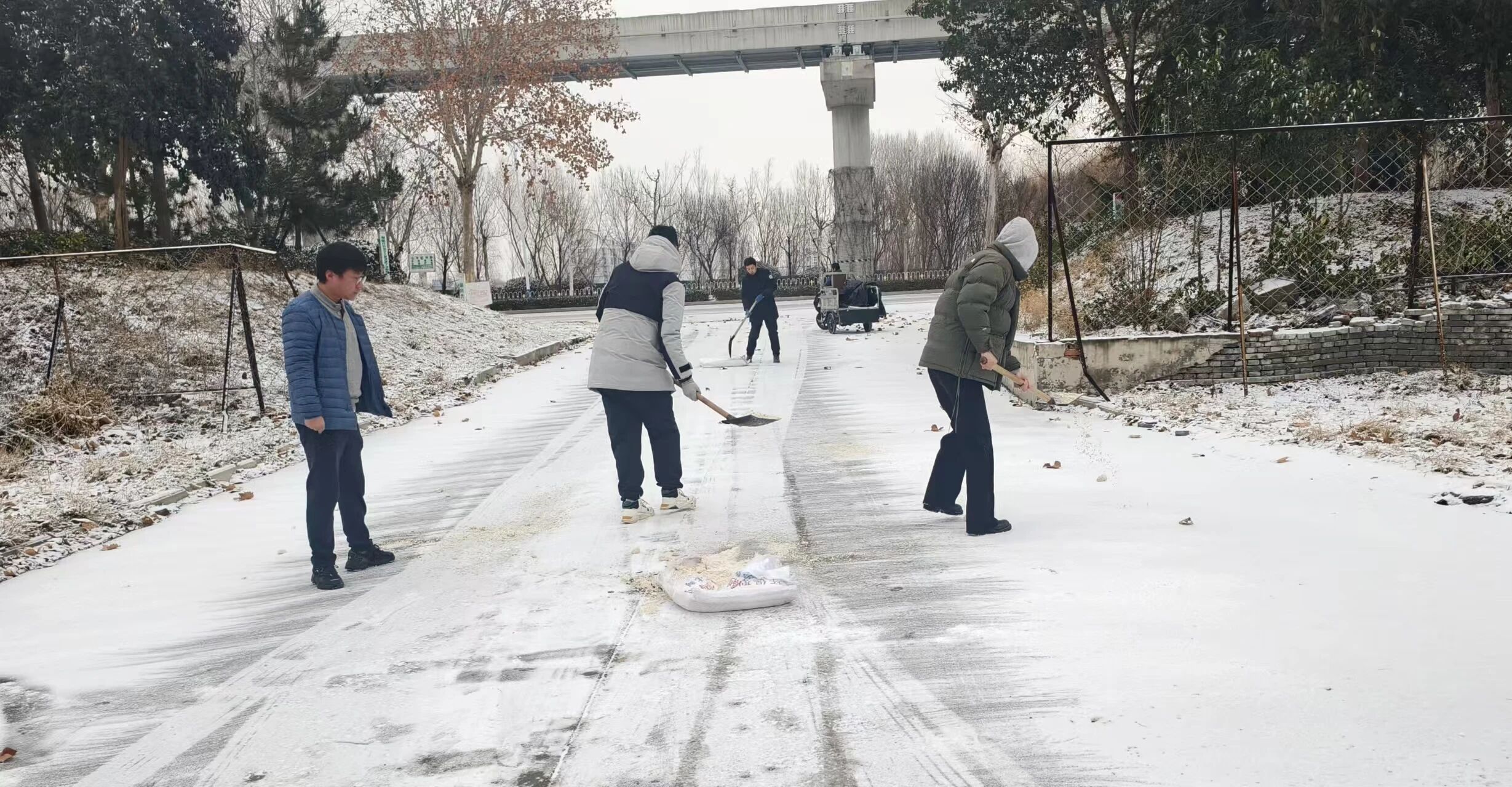 盐暖寒冬路，邹城盐业全力保供除冰雪！1